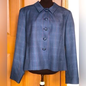 NWOT PENDLETON s16 boxy cut jacket Slightly cropped Lgtwt wool Gorgeous!